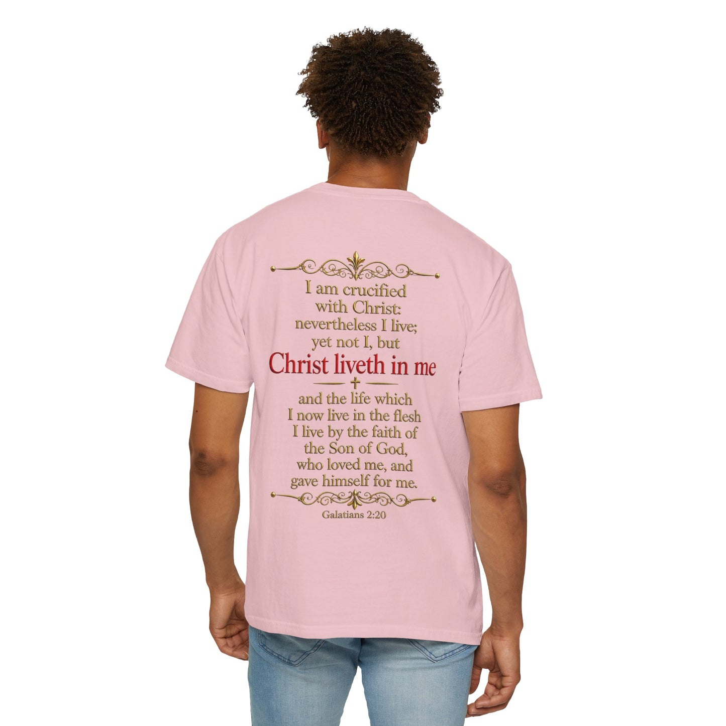 Cross My Heart T-Shirt — Galatians 2:20 Scripture Tee