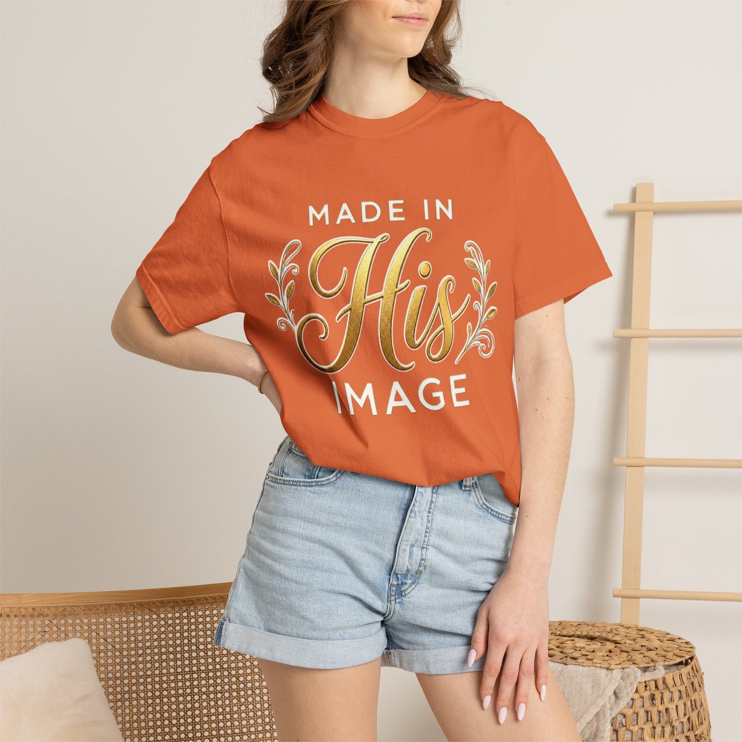 Made in His Image T-Shirt — Christian Trinity Faith Tee