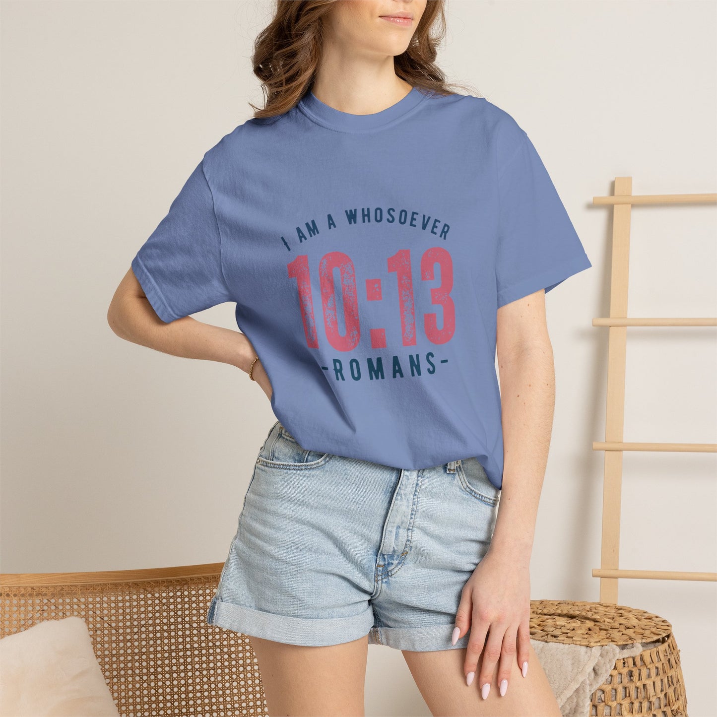 Romans 10:13 T-Shirt — “I Am a Whosoever” Christian Faith Tee