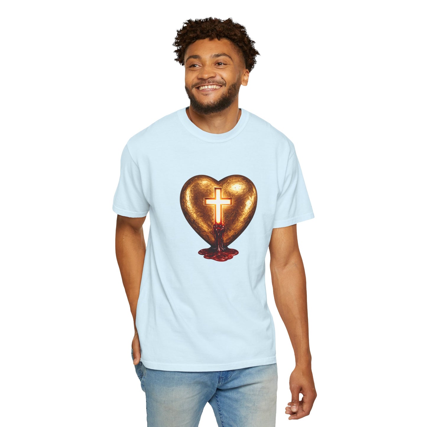 Cross My Heart T-Shirt — Galatians 2:20 Scripture Tee