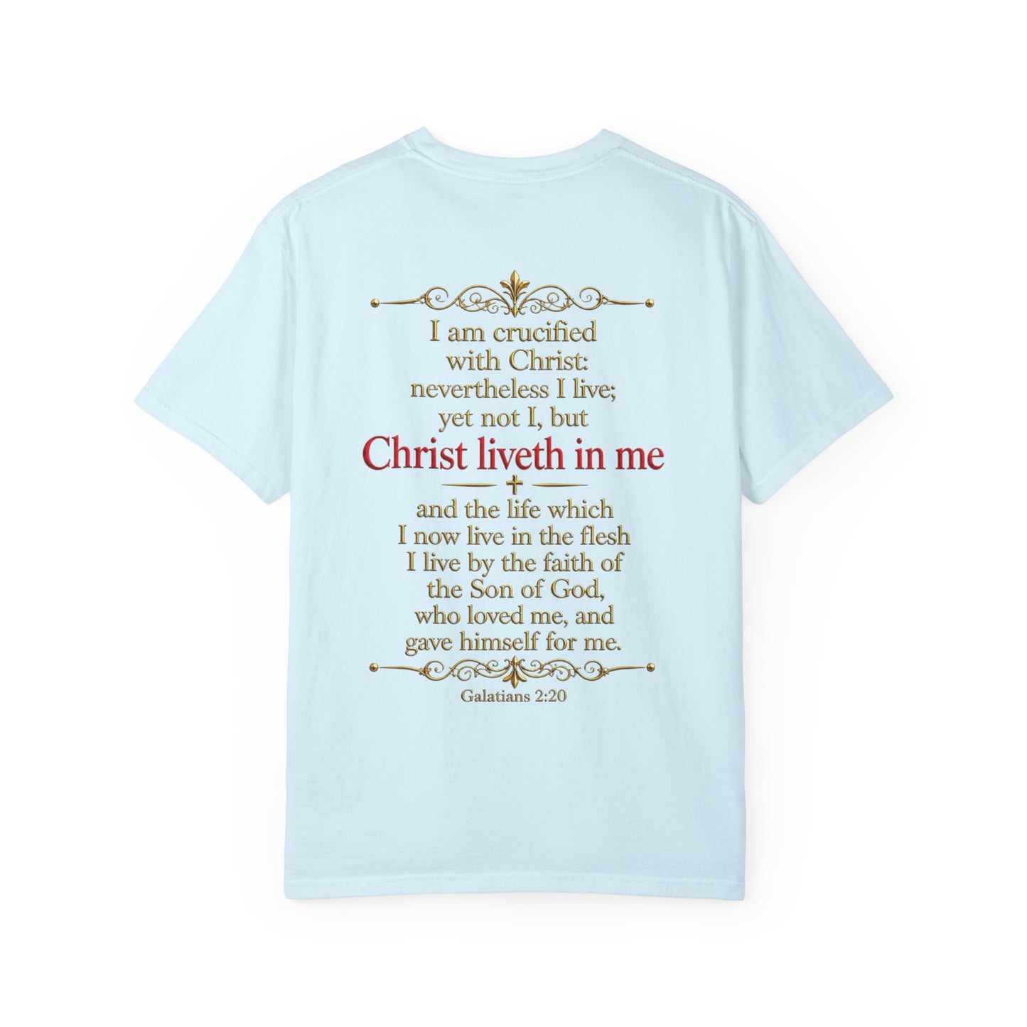 Cross My Heart T-Shirt — Galatians 2:20 Scripture Tee