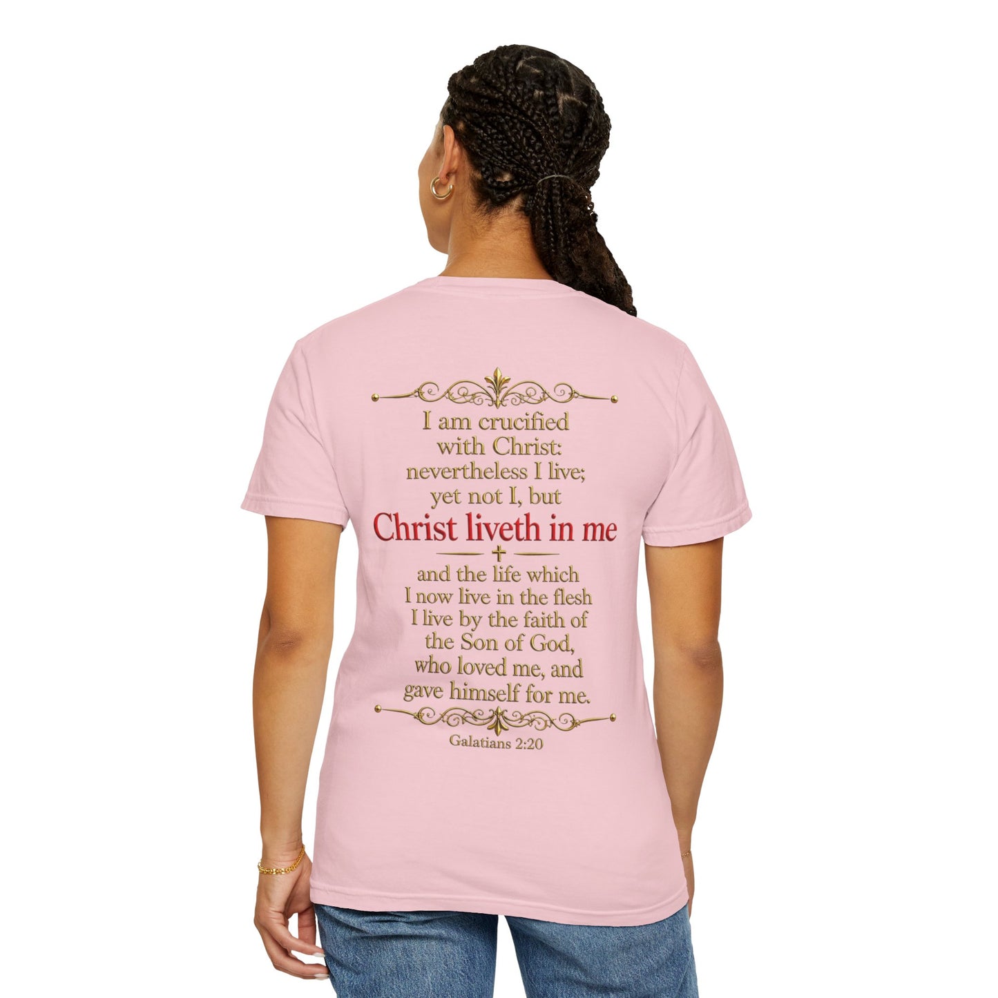 Cross My Heart T-Shirt — Galatians 2:20 Scripture Tee