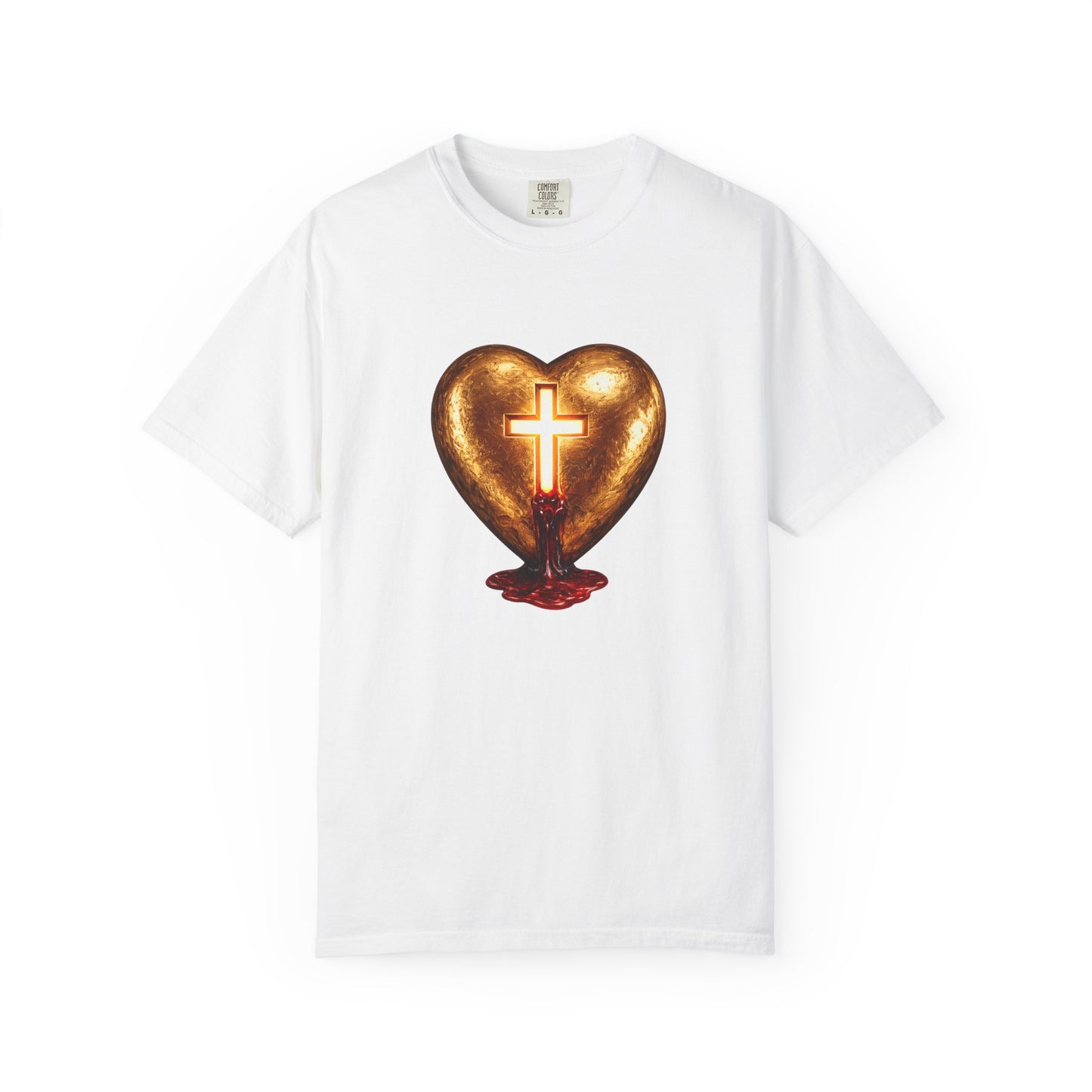 Cross My Heart T-Shirt — Galatians 2:20 Scripture Tee