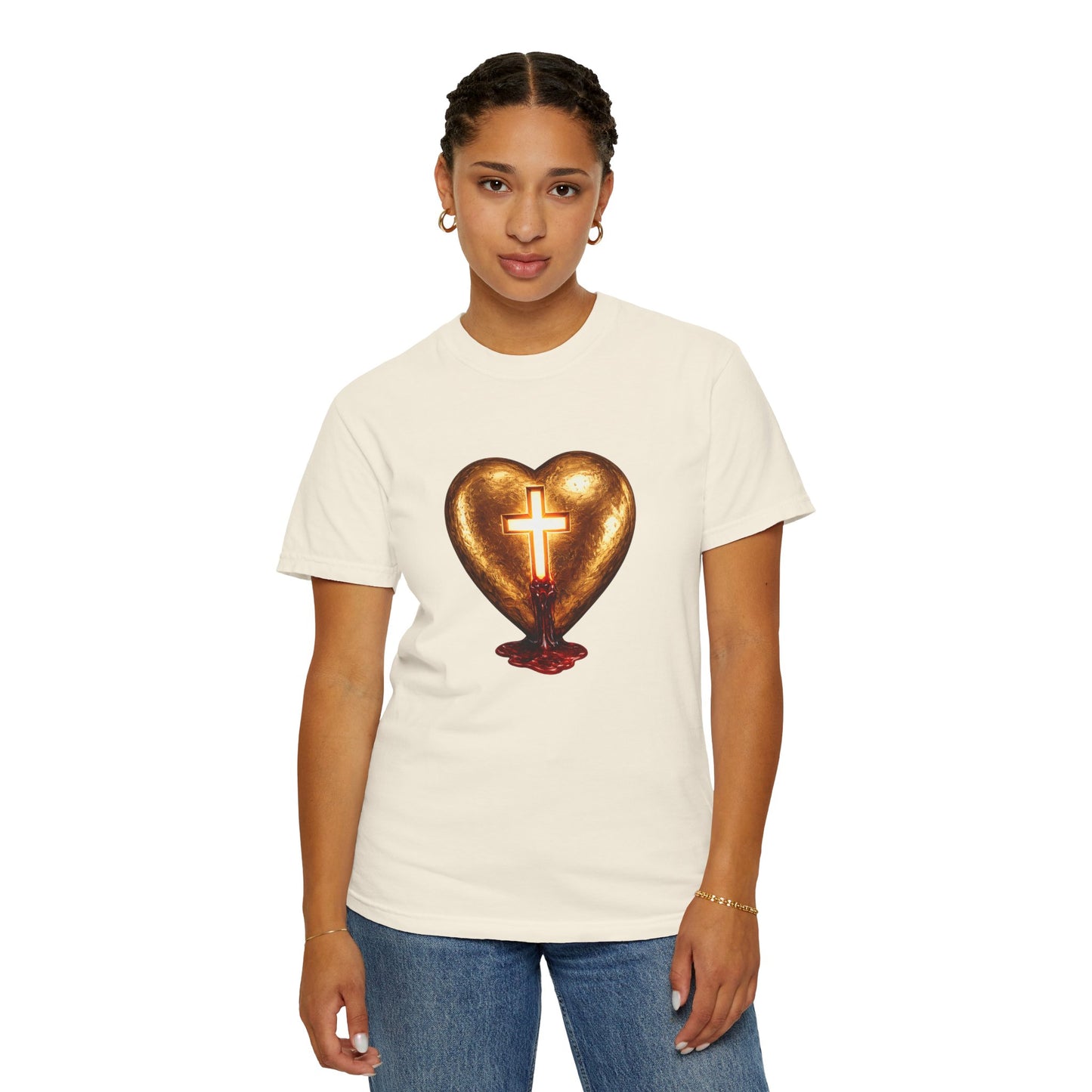 Cross My Heart T-Shirt — Galatians 2:20 Scripture Tee