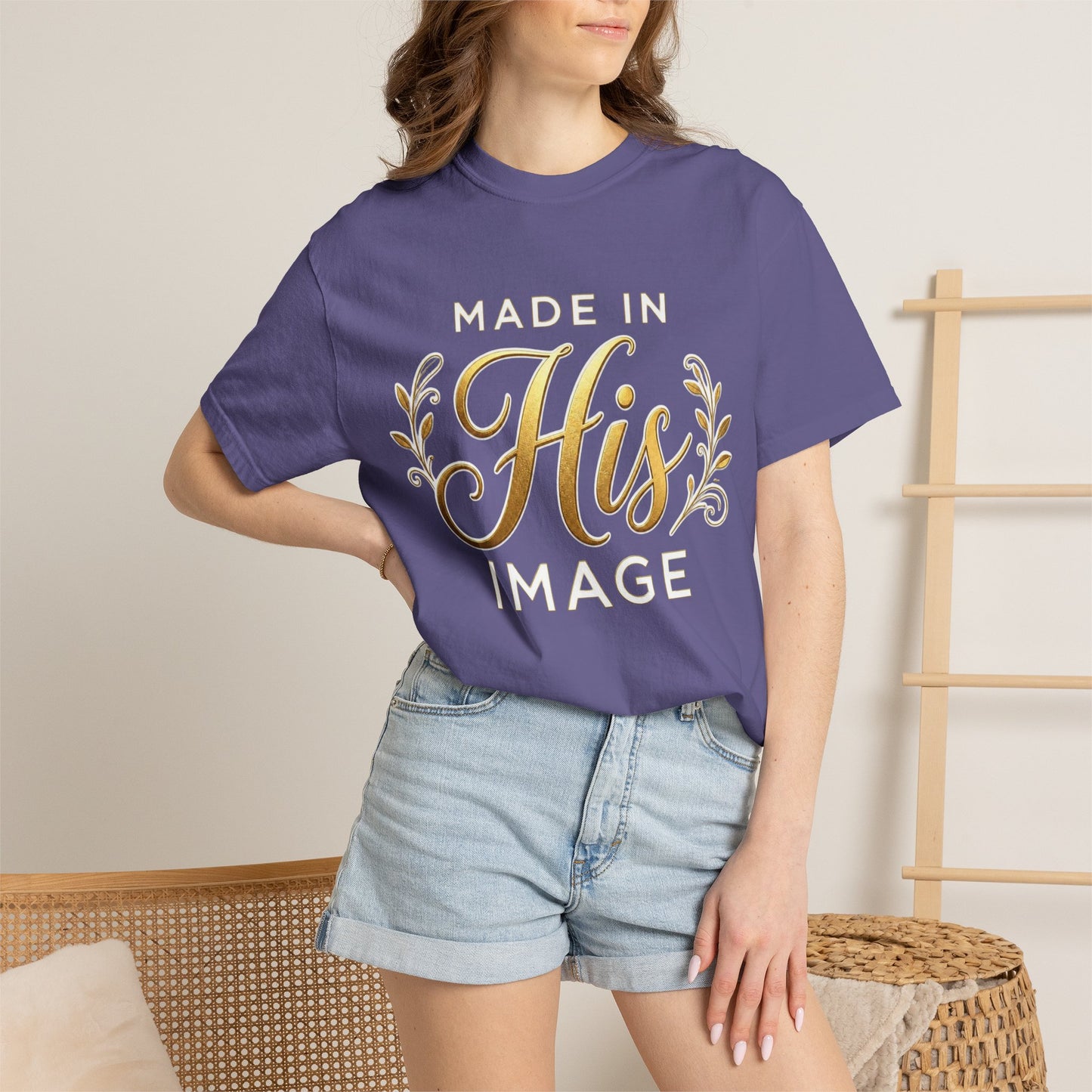 Made in His Image T-Shirt — Christian Trinity Faith Tee