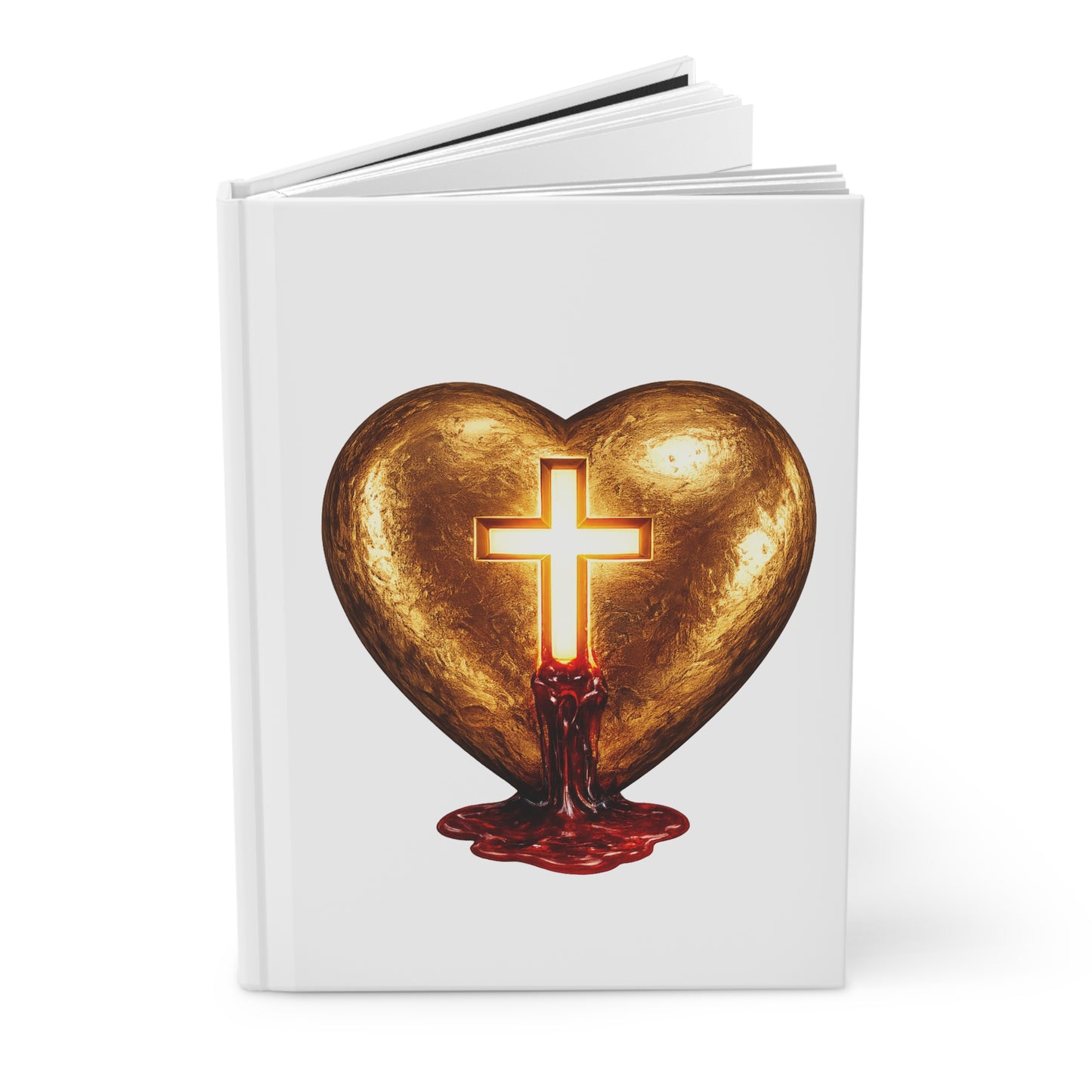 Cross My Heart Hardcover Notebook for Faith, Prayer & Devotional Notes