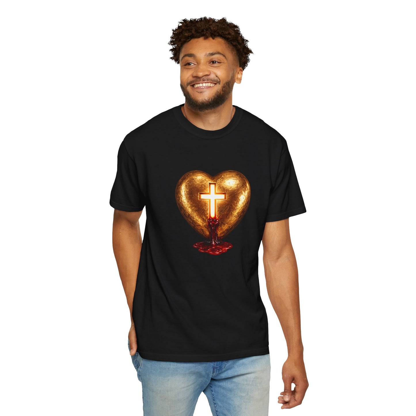 Cross My Heart T-Shirt — Galatians 2:20 Scripture Tee
