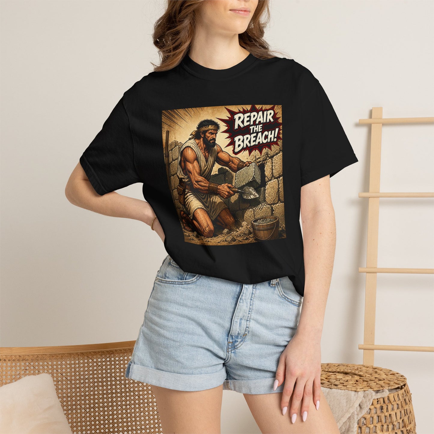 Repairer of the Breach T-Shirt — Isaiah 58:12 Inspirational Christian Tee