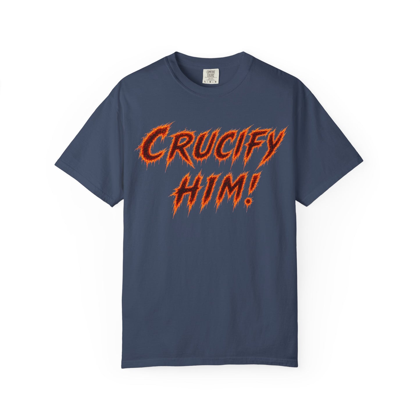 Crucify Him! Flame Chi-Rho Graphic T-Shirt