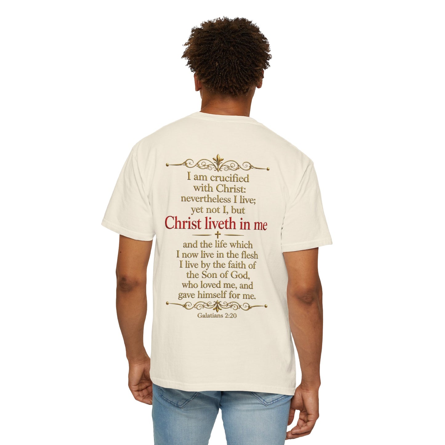 Cross My Heart T-Shirt — Galatians 2:20 Scripture Tee