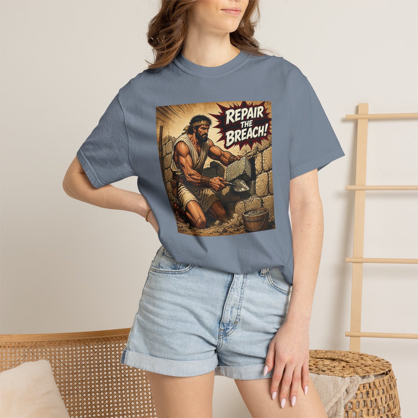 Repairer of the Breach T-Shirt — Isaiah 58:12 Inspirational Christian Tee