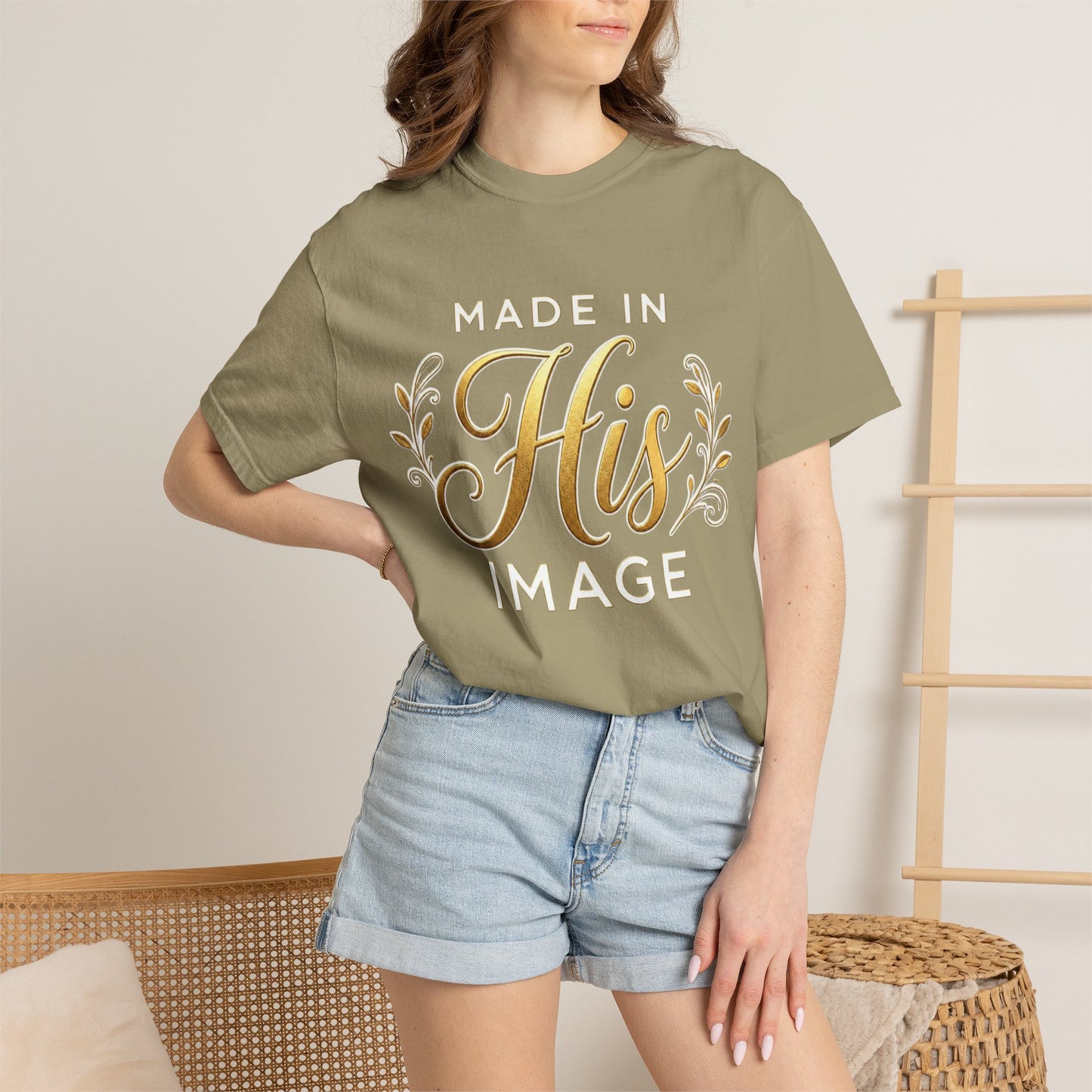 Made in His Image T-Shirt — Christian Trinity Faith Tee