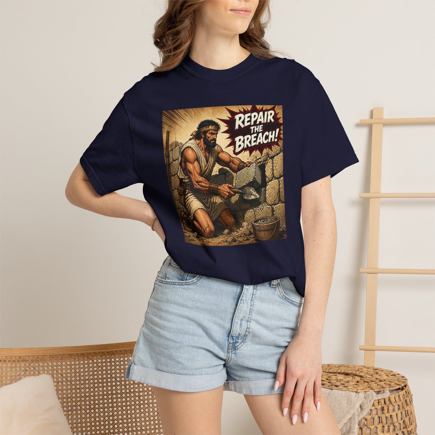 Repairer of the Breach T-Shirt — Isaiah 58:12 Inspirational Christian Tee