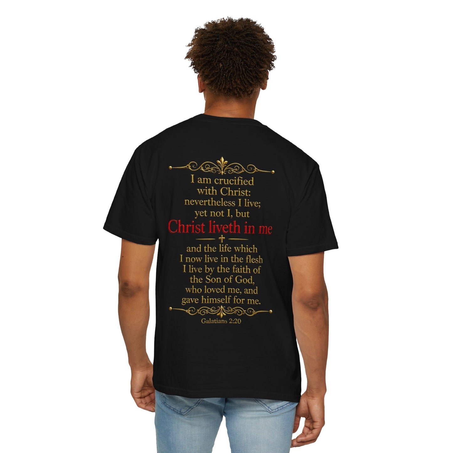 Cross My Heart T-Shirt — Galatians 2:20 Scripture Tee
