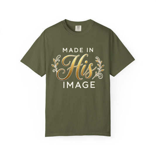 Made in His Image T-Shirt — Christian Trinity Faith Tee
