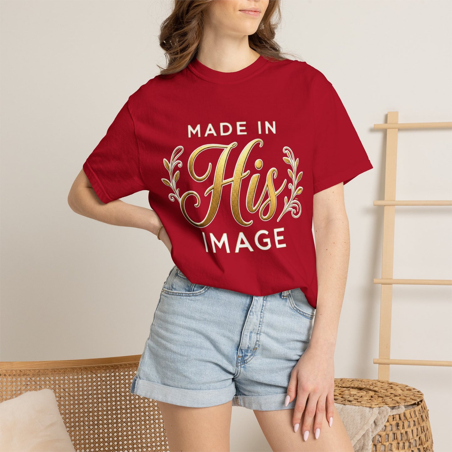 Made in His Image T-Shirt — Christian Trinity Faith Tee
