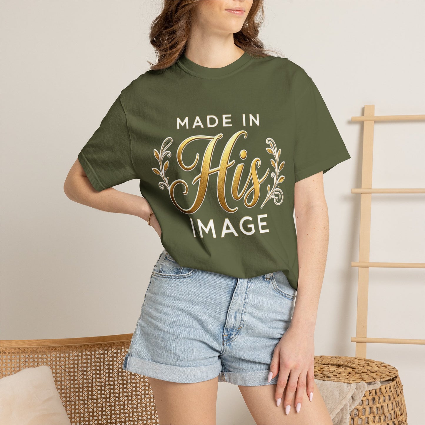 Made in His Image T-Shirt — Christian Trinity Faith Tee