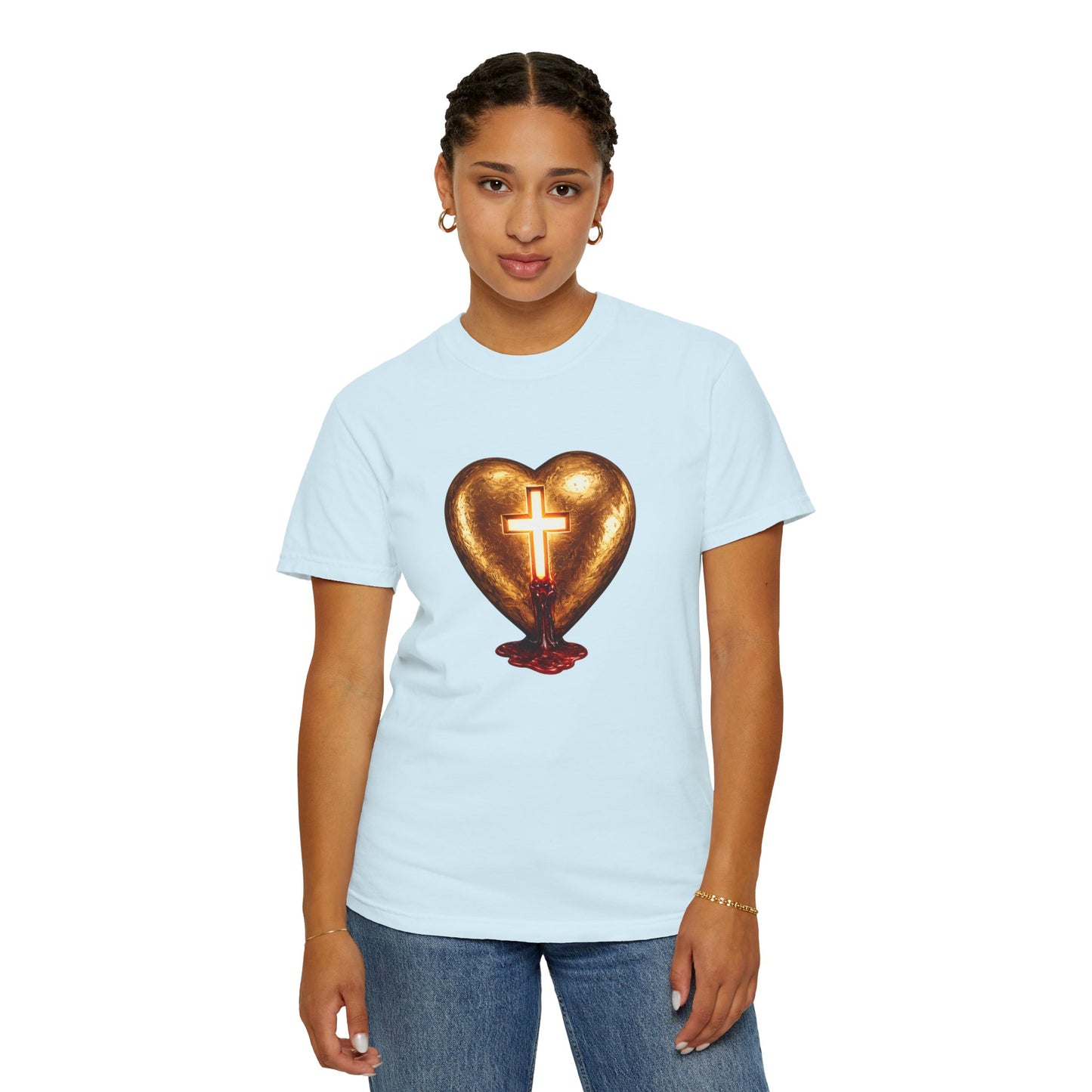 Cross My Heart T-Shirt — Galatians 2:20 Scripture Tee