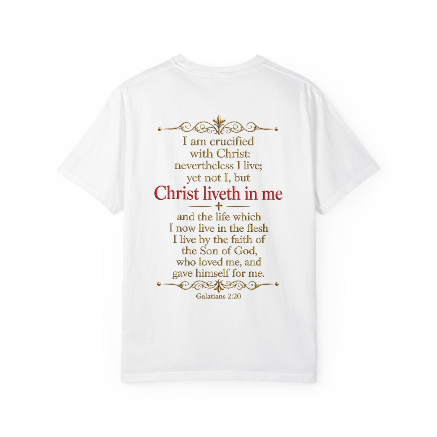 Cross My Heart T-Shirt — Galatians 2:20 Scripture Tee