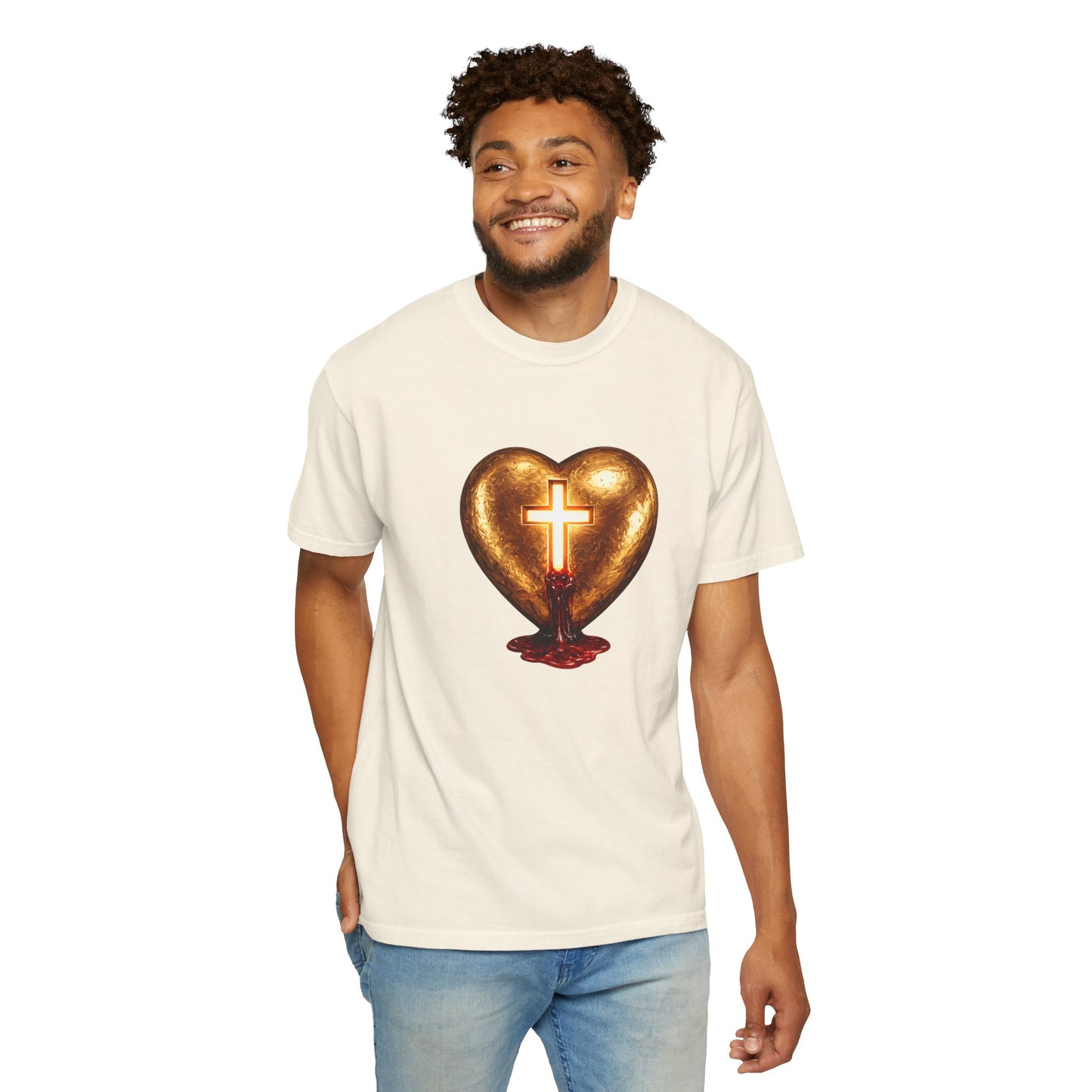Cross My Heart T-Shirt — Galatians 2:20 Scripture Tee