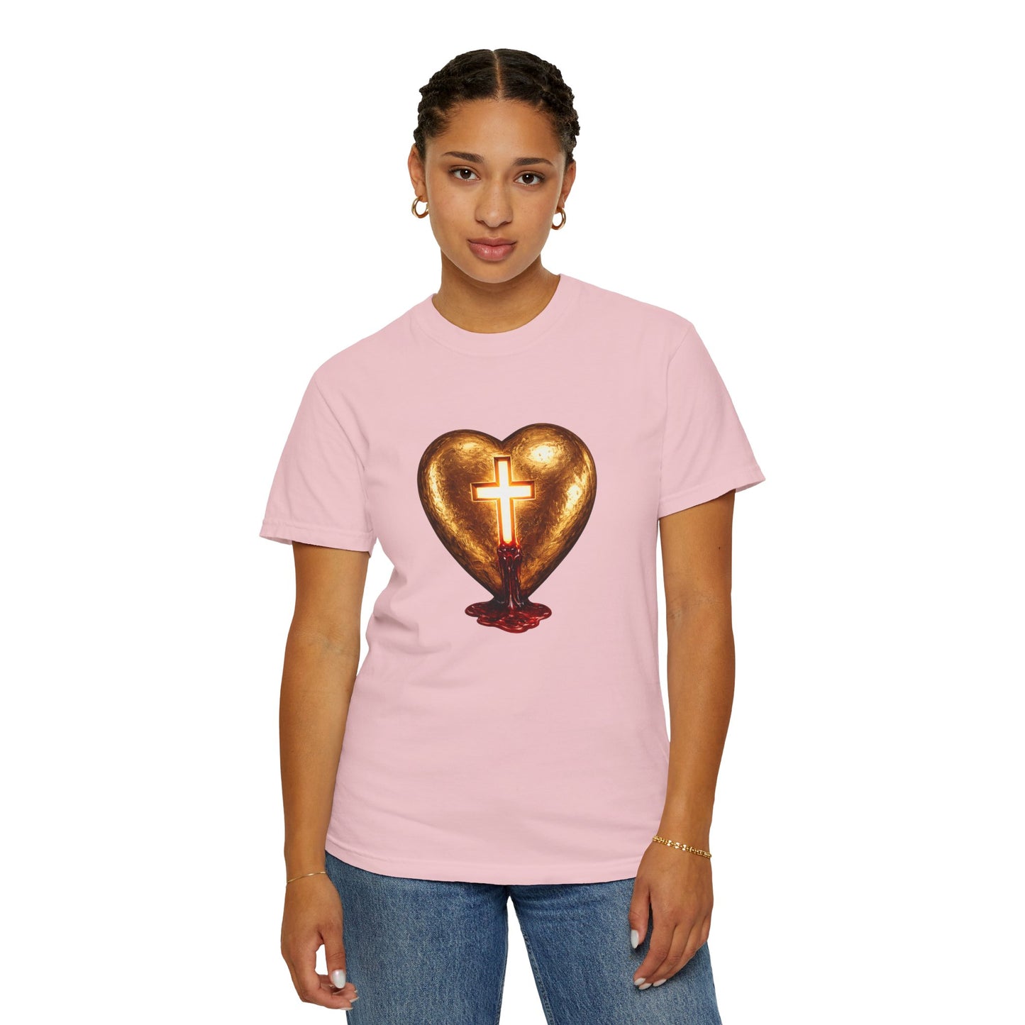 Cross My Heart T-Shirt — Galatians 2:20 Scripture Tee