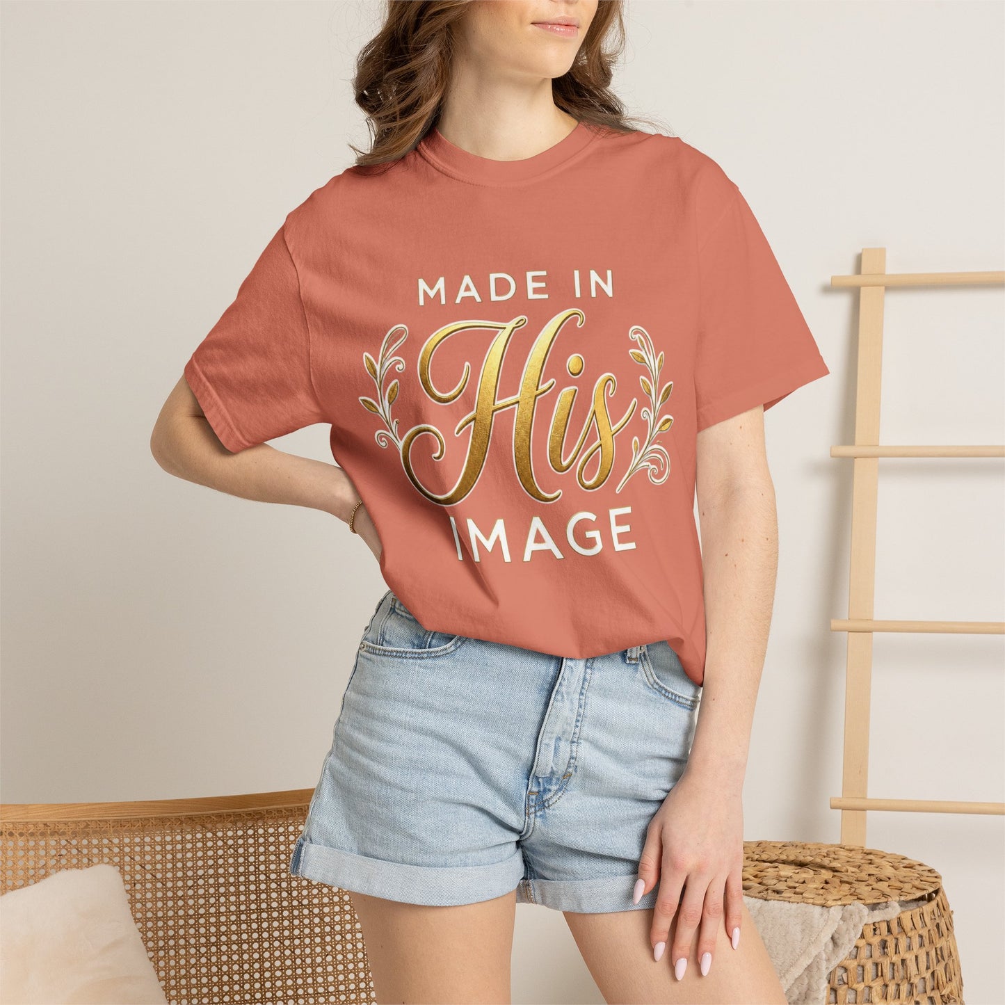 Made in His Image T-Shirt — Christian Trinity Faith Tee