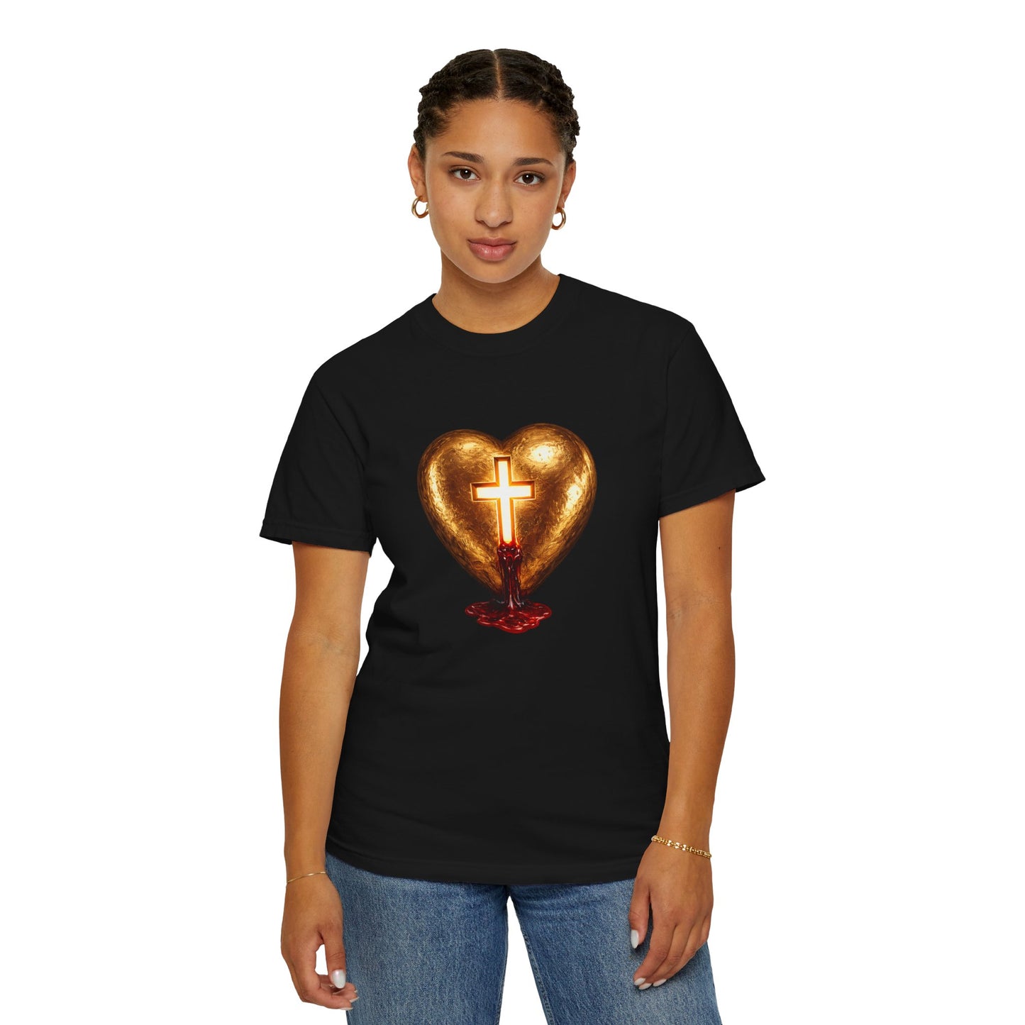 Cross My Heart T-Shirt — Galatians 2:20 Scripture Tee