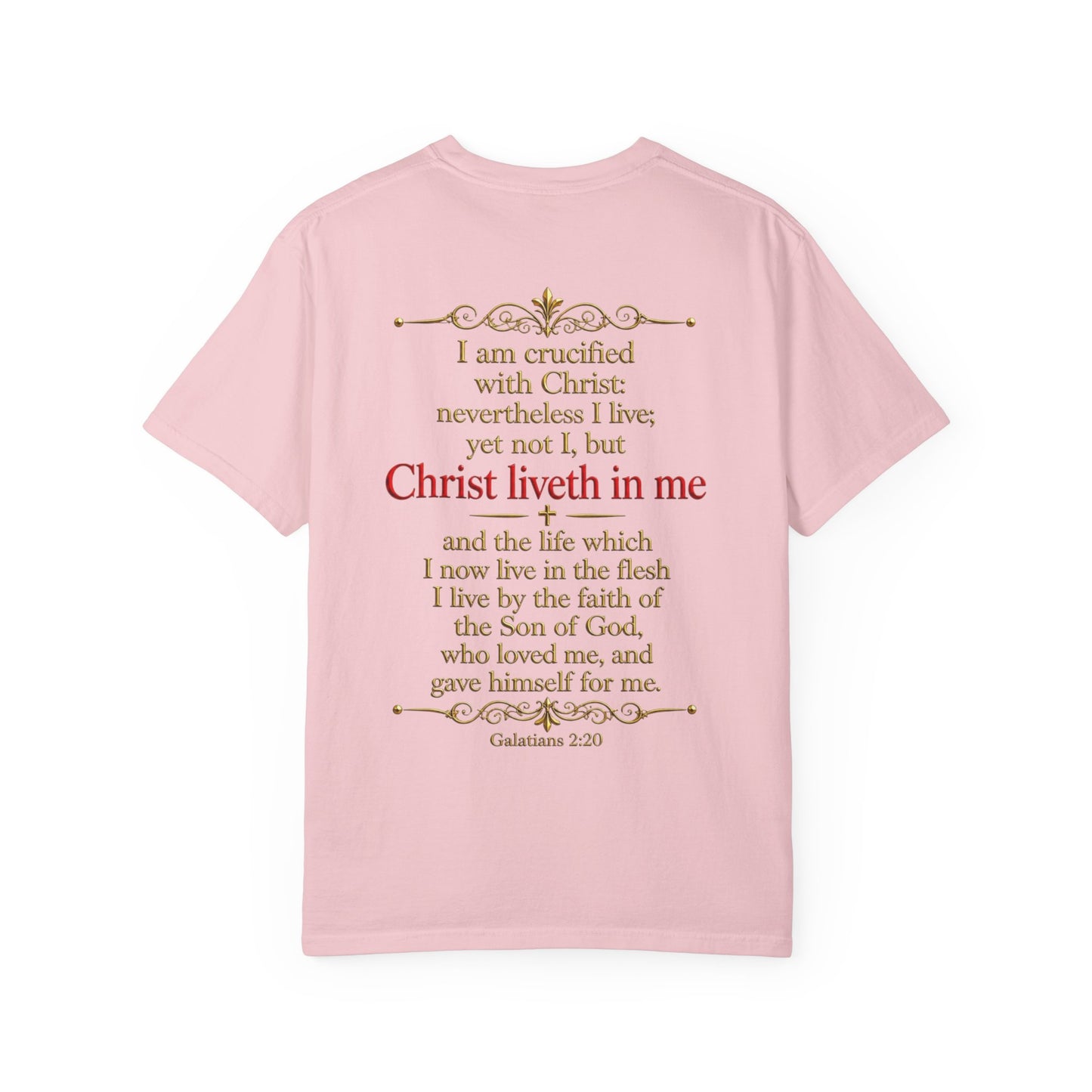 Cross My Heart T-Shirt — Galatians 2:20 Scripture Tee