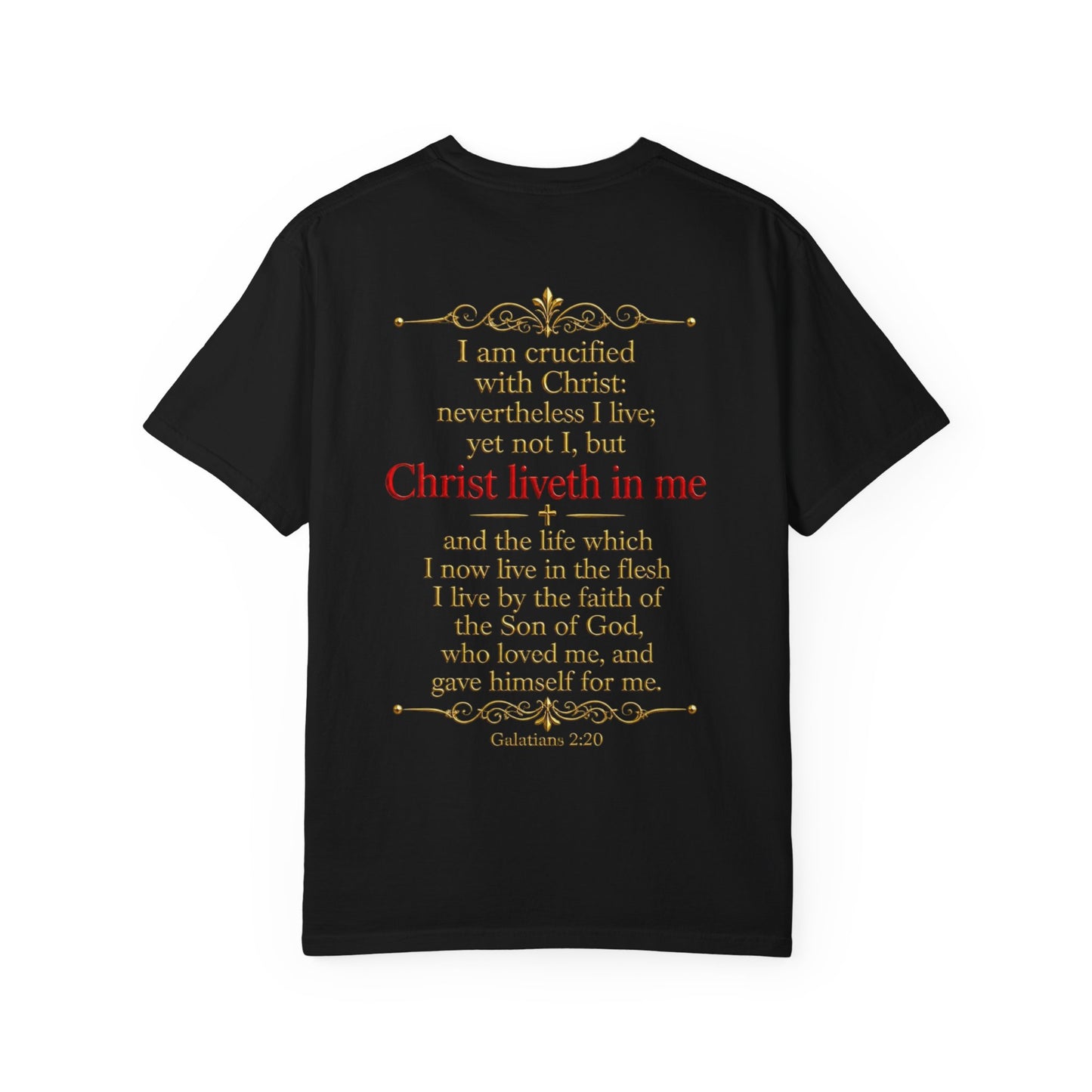 Cross My Heart T-Shirt — Galatians 2:20 Scripture Tee