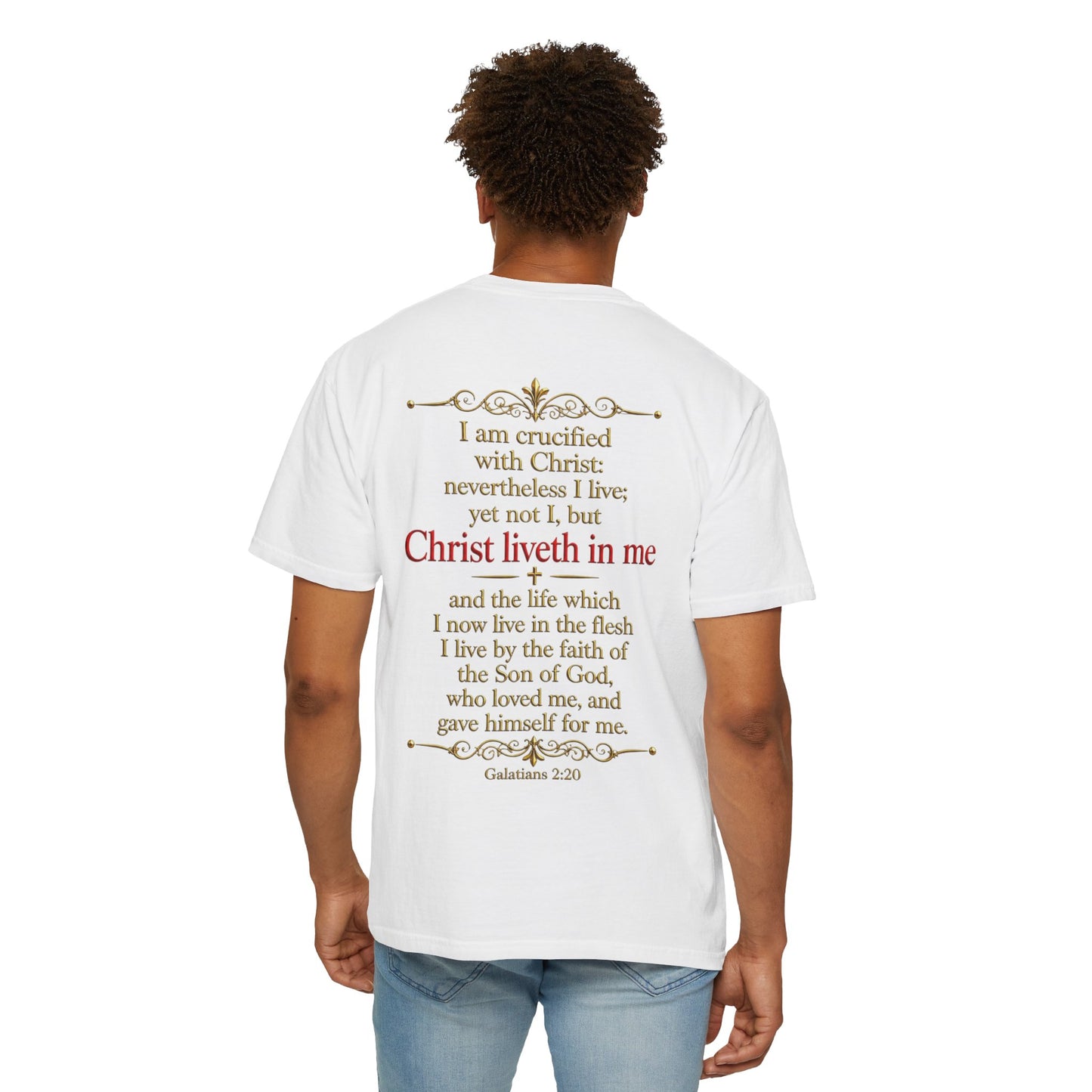 Cross My Heart T-Shirt — Galatians 2:20 Scripture Tee