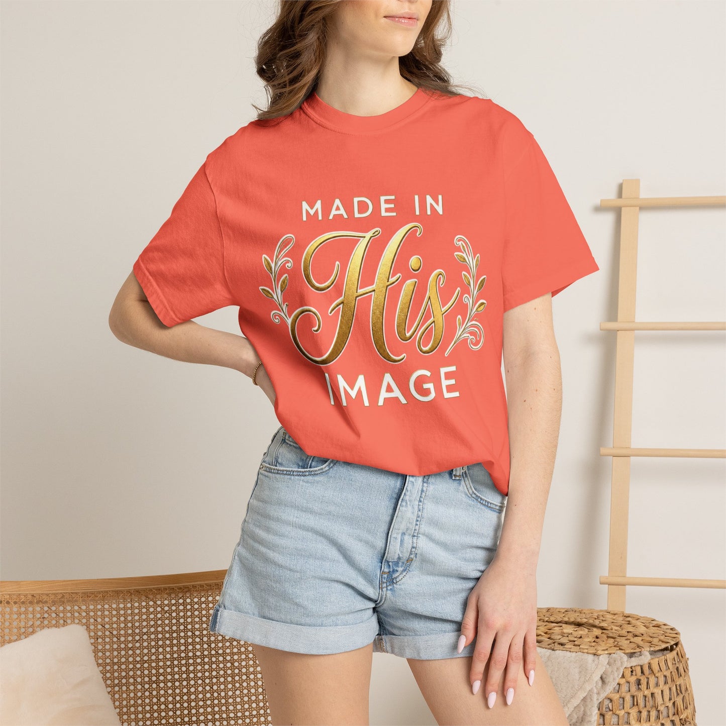 Made in His Image T-Shirt — Christian Trinity Faith Tee