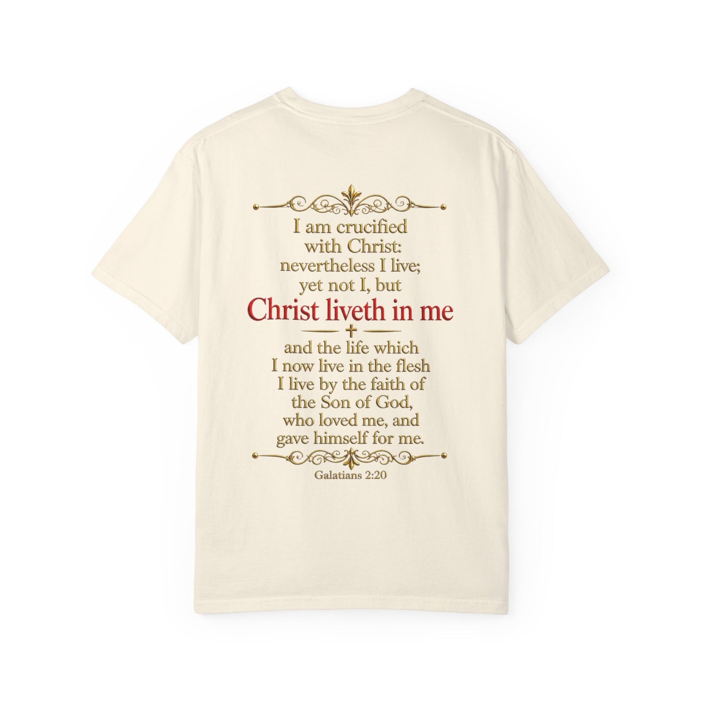 Cross My Heart T-Shirt — Galatians 2:20 Scripture Tee