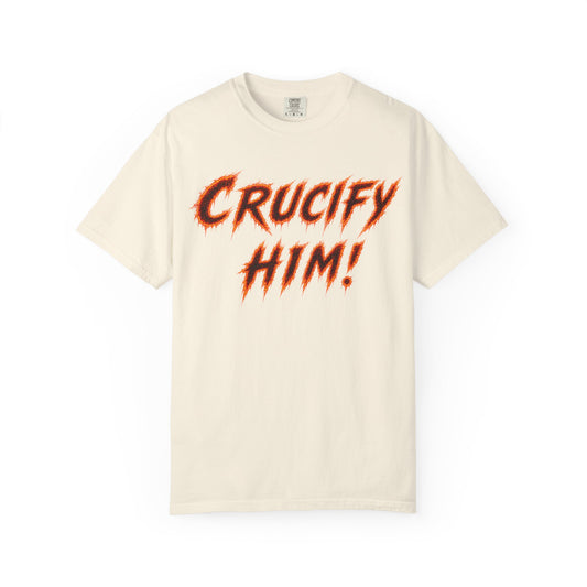 Crucify Him! Flame Chi-Rho Graphic T-Shirt