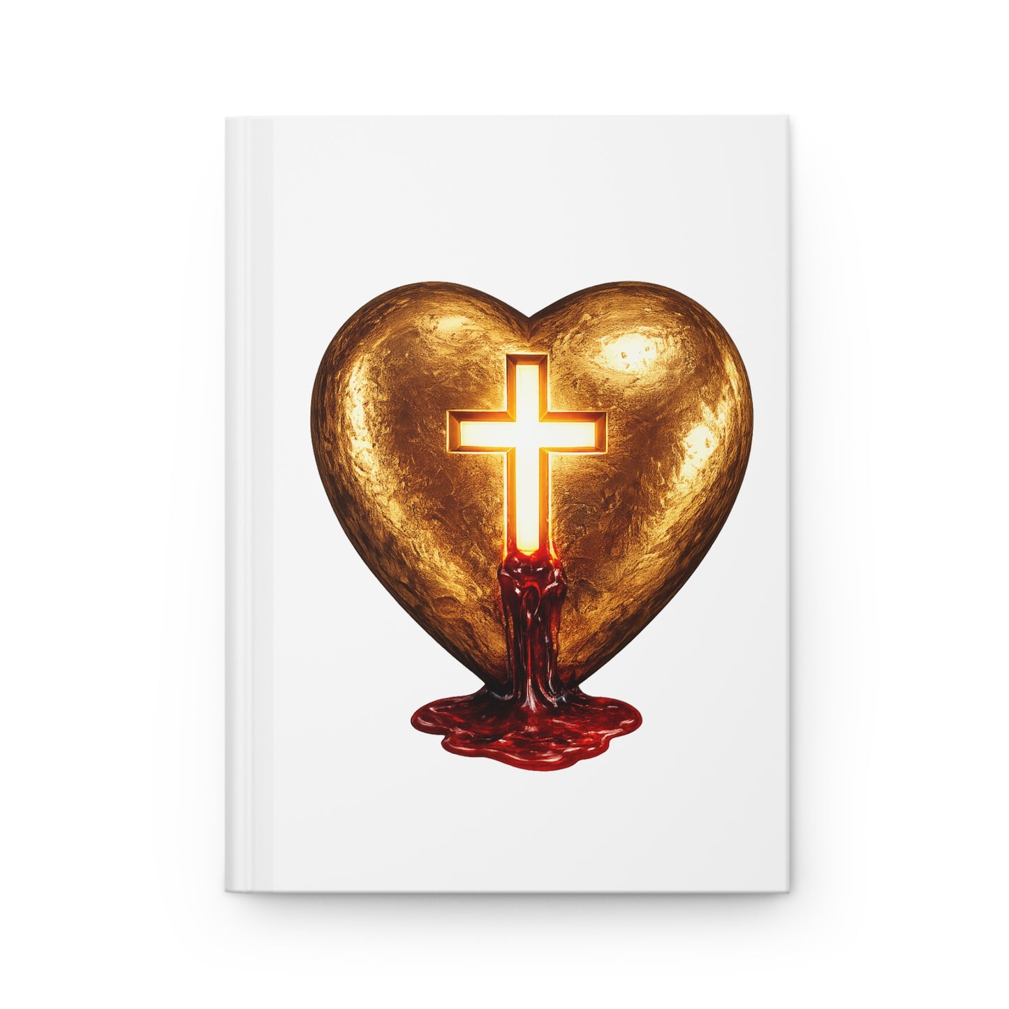 Cross My Heart Hardcover Notebook for Faith, Prayer & Devotional Notes