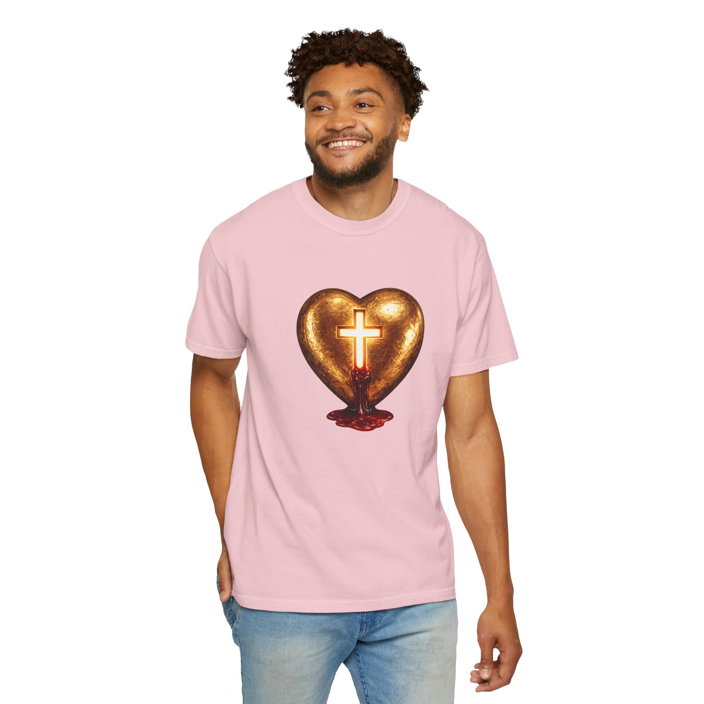 Cross My Heart T-Shirt — Galatians 2:20 Scripture Tee