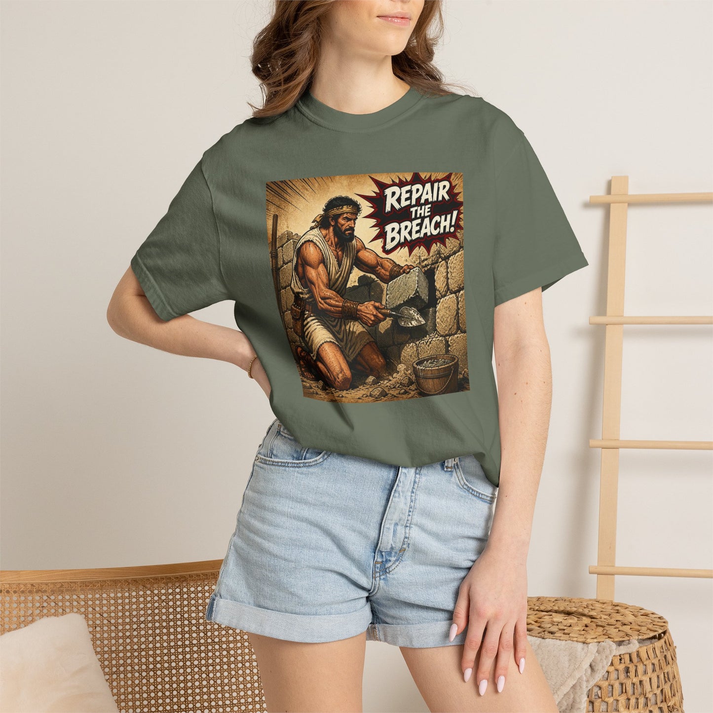 Repairer of the Breach T-Shirt — Isaiah 58:12 Inspirational Christian Tee